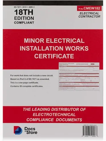 Electrical Minor Works Certificates: When You Need One and What It Must Contain