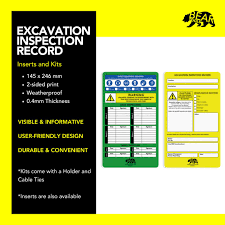 Excavation Inspection Records: UK Legal Requirements